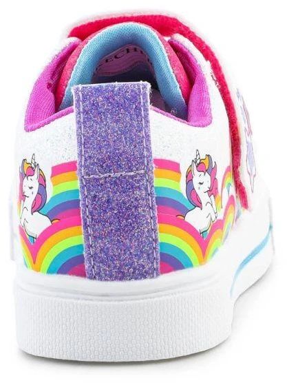 Skechers S-Lights Girls Twinkle Sparks Jumpin Clouds Jr 314809N-WMLT batai