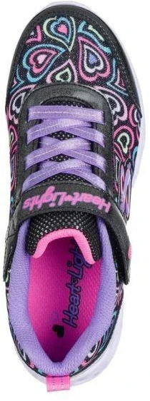 Skechers S-Lights Heart Lights-Boogie Love 303257L-BKMT Juoda/Daugiaspalvė