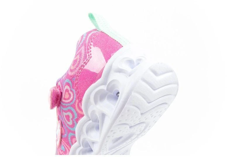 Skechers S Lights-Heart patogūs LED sportiniai bateliai mergaitėms