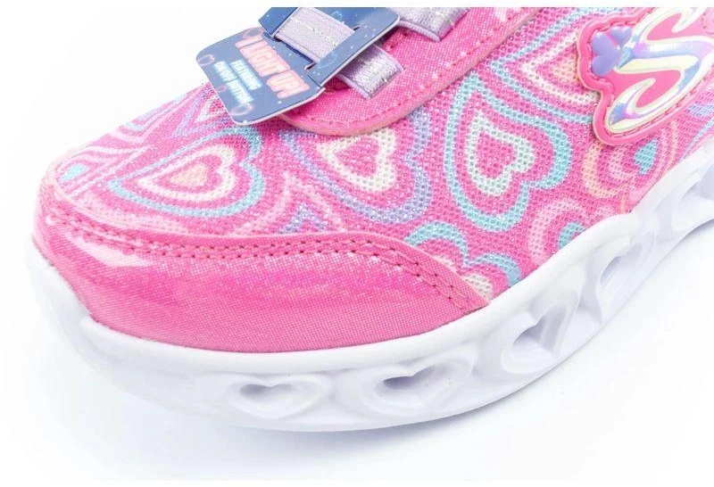Skechers S Lights-Heart patogūs LED sportiniai bateliai mergaitėms