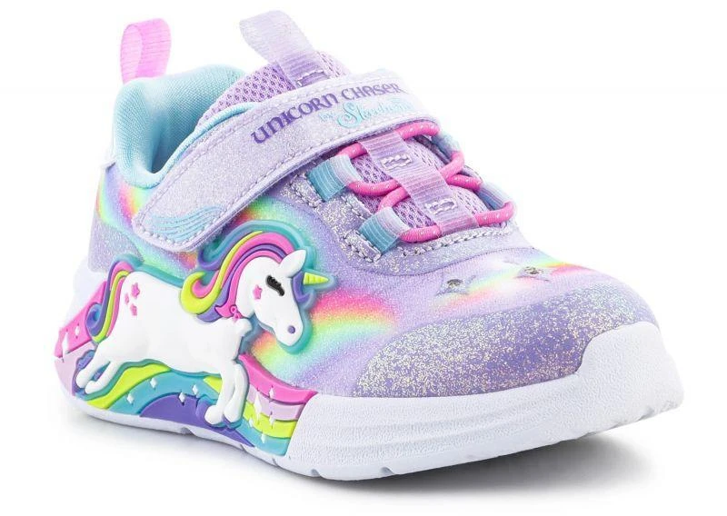 Skechers S-Lights Merginančių mergaičių batai 302298N-LVMT