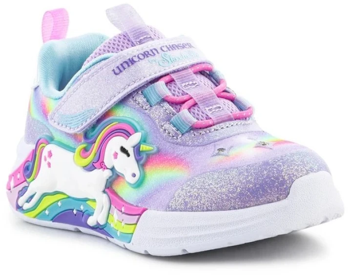 Skechers S-Lights Merginančių mergaičių batai 302298N-LVMT