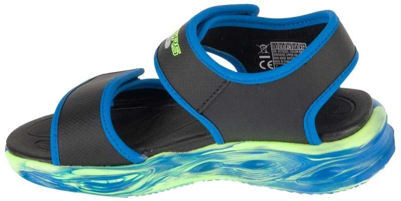 Skechers S-Lights: Sola Glow Basutės - Fusion Brights 407032L-BKBL Juoda 28