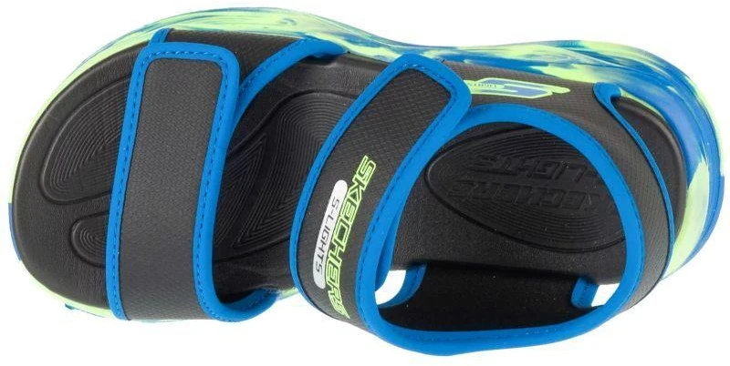 Skechers S-Lights: Sola Glow Basutės - Fusion Brights 407032L-BKBL Juoda 28