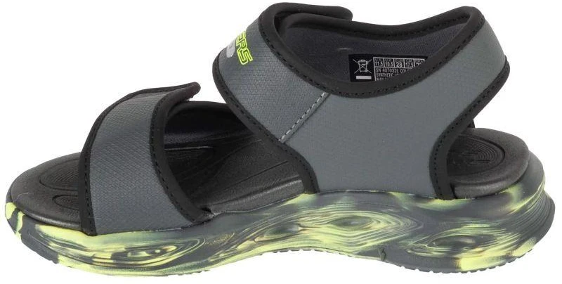 Skechers S-Lights: Sola Glow Sandalas - Fusion Brights 407032L-CCBK Pilka 28
