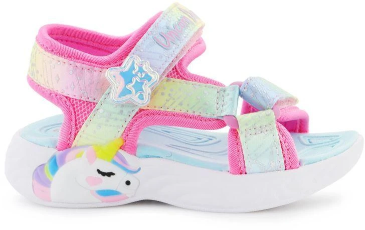 Skechers S-Lights Unicorn Dreams Sandal-Majestic Bliss Jr 302682N-PKMT sandalai