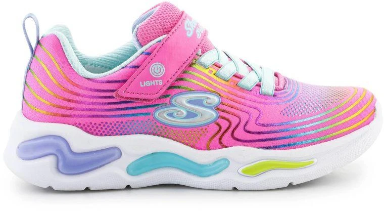 Skechers S-Lights Wavy Beams Jr 302338L-PKMT batai