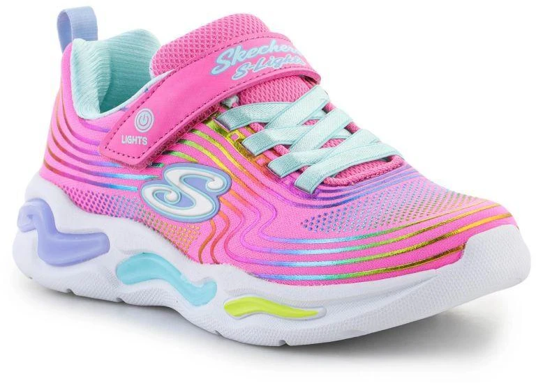 Skechers S-Lights Wavy Beams Jr 302338L-PKMT batai