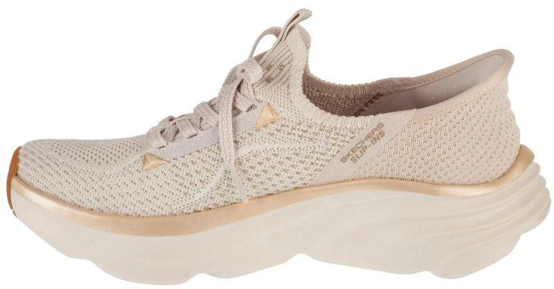 Skechers Slip-Ins: D'lux Vapor - Vakaro švytėjimas 150584-NTGD Smėlio spalvos 35.5