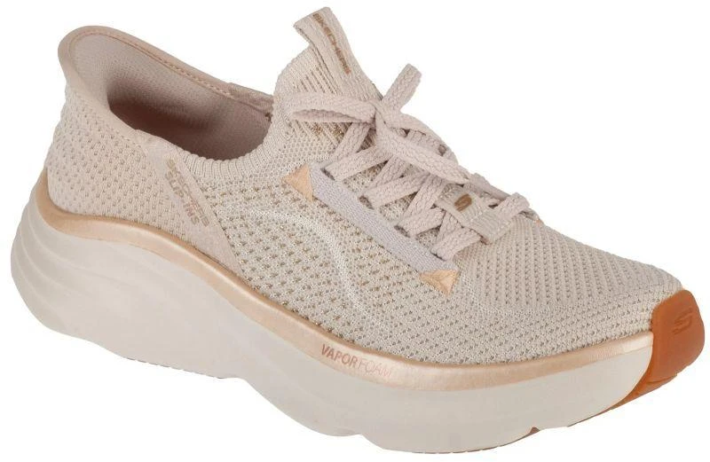 Skechers Slip-Ins: D'lux Vapor - Vakaro švytėjimas 150584-NTGD Smėlio spalvos 35.5