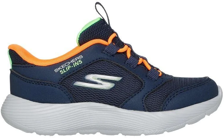 Skechers Slip-ins Dyna-Lite - Turbo-Brisk Buddies 403904N-NVOR NVY-ORNG