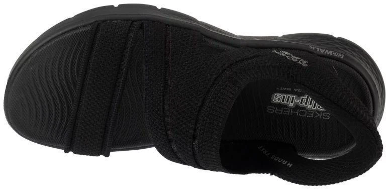 Skechers Slip-Ins: Go Walk Flex Sandalai - Patrauklūs 141482-BBK Juodi 36