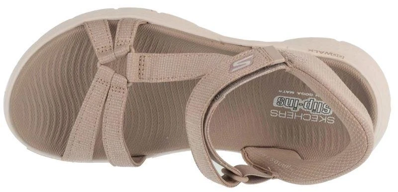 Skechers Slip-Ins: Go Walk Flex Sandalas - Illuminate 141481-TPE Smėlio 36