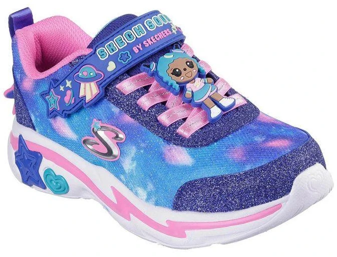 Skechers Snuggle Sneaks Skech Squad 302214L-NVMT Navy/Multi