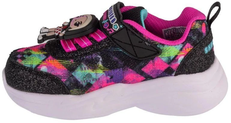 Skechers Snuggle Sneaks - Skech Squad 302214N-BKMT Juoda 23