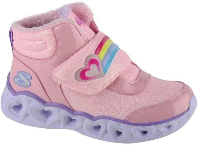 Skechers Spindinčios širdelės - Žėrinčios vaivorykštės vaikiški 302669L-PKLV batai