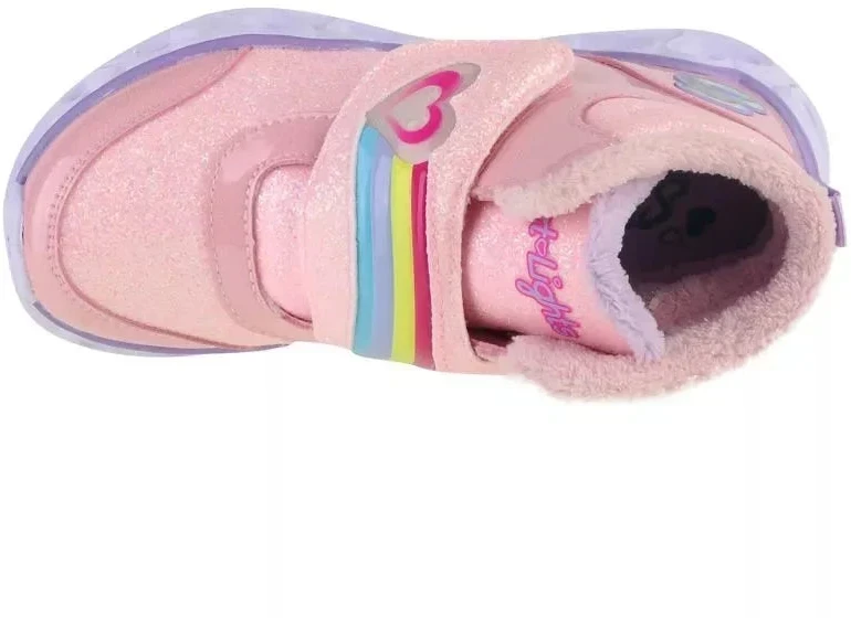 Skechers Spindinčios širdelės - Žėrinčios vaivorykštės vaikiški 302669L-PKLV batai