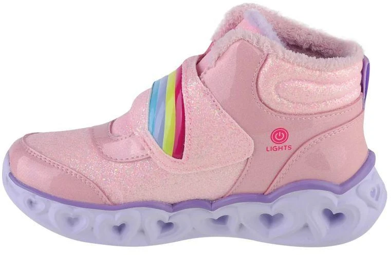 Skechers Spindinčios širdelės - Žėrinčios vaivorykštės vaikiški 302669L-PKLV batai