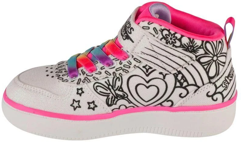 Skechers Sport Court 92 - Spalvoti bateliai 302213L-WMLT Balta 27