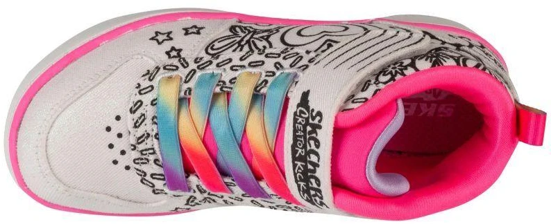 Skechers Sport Court 92 - Spalvoti bateliai 302213L-WMLT Balta 27