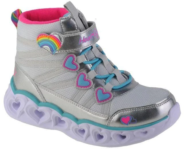 Skechers Sweetheart Lights - Saldus Stilius 302668L-SMLT Sidabrinė 32