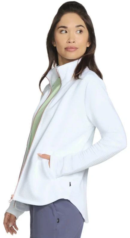 Skechers „The Hoodless Hoodie GoWalk Shine“ striukė, JA78-WHT, balta, L dydis
