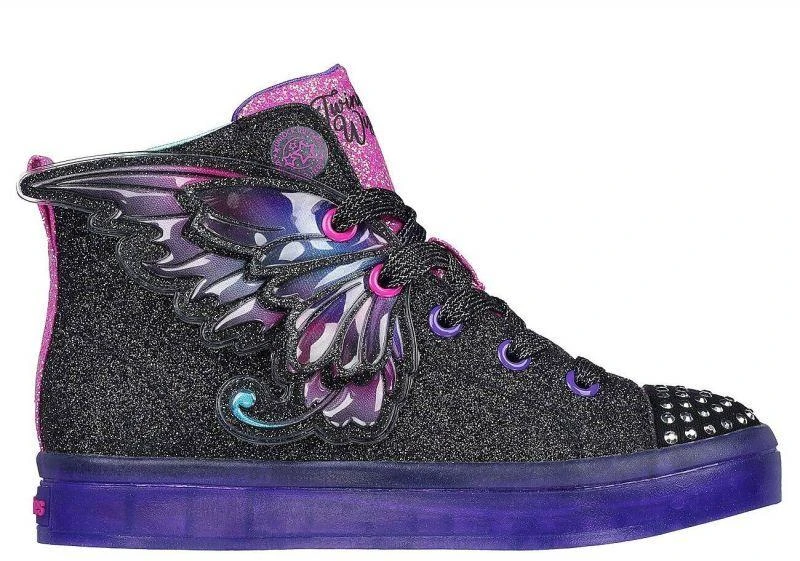 Skechers Twi-Lites 2.0 TWINKLE WISHES Jr batai 314350L-BKMT