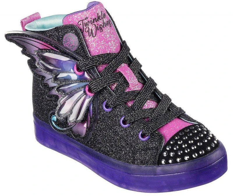 Skechers Twi-Lites 2.0 TWINKLE WISHES Jr batai 314350L-BKMT