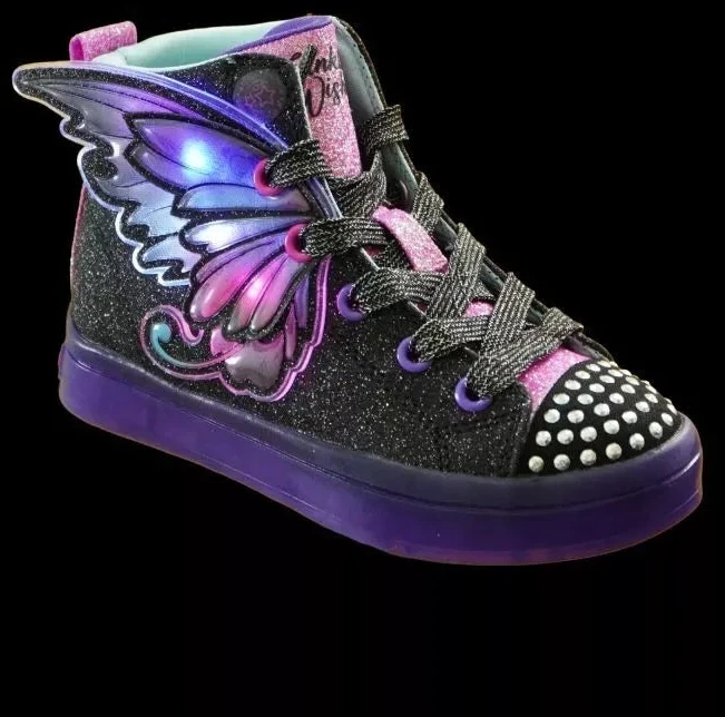 Skechers Twi-Lites 2.0 TWINKLE WISHES Jr batai 314350L-BKMT