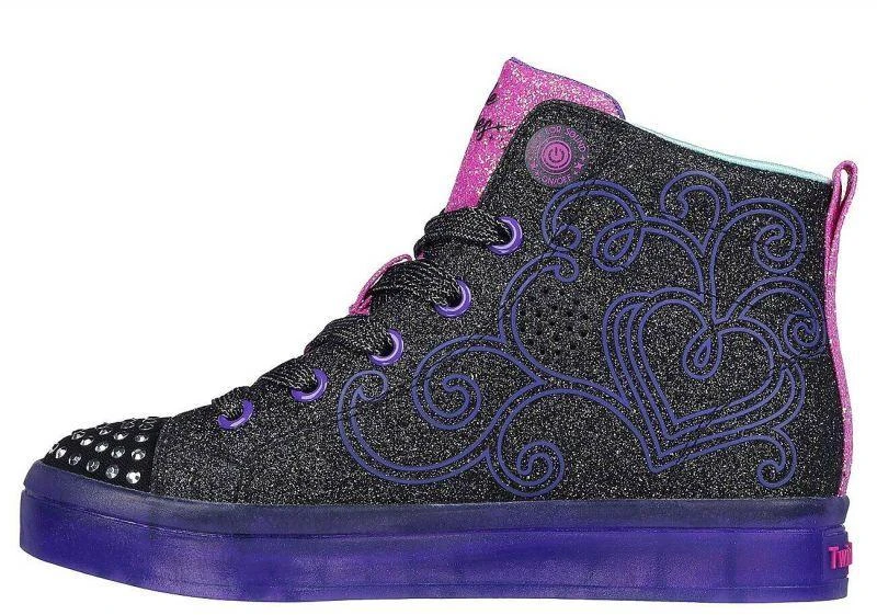 Skechers Twi-Lites 2.0 TWINKLE WISHES Jr batai 314350L-BKMT
