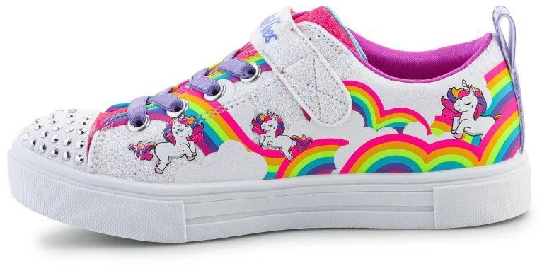 Skechers Twinkle Toes S Lights Twinkle Sparks Jumpin Clouds Jr 314809L-WMLT batai