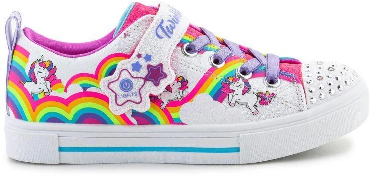 Skechers Twinkle Toes S Lights Twinkle Sparks Jumpin Clouds Jr 314809L-WMLT batai