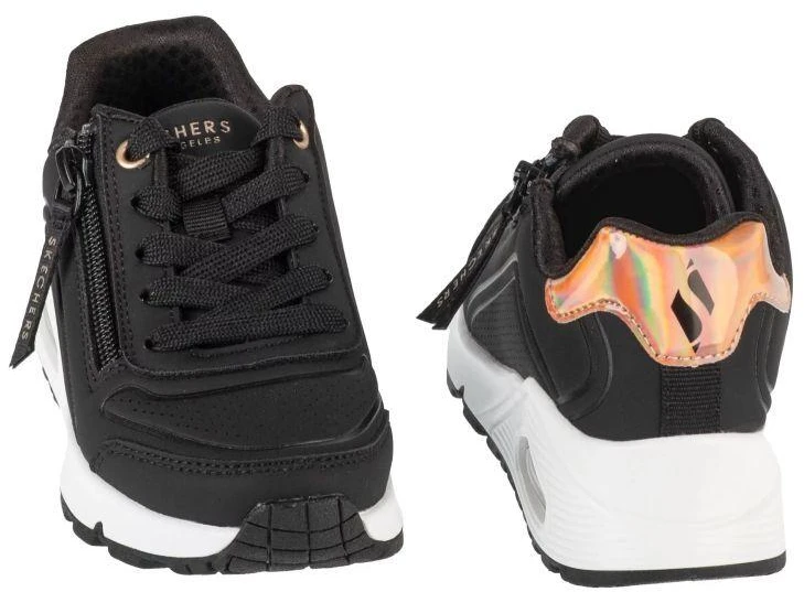 Skechers Uno Gen1 - Zip And Stride 310554L-BKRG Juoda 28