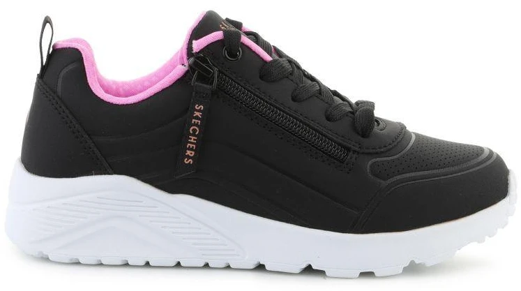 Skechers UNO LITE EASY ZIP 310387L-BKRG juodi/rožinio aukso spalvos