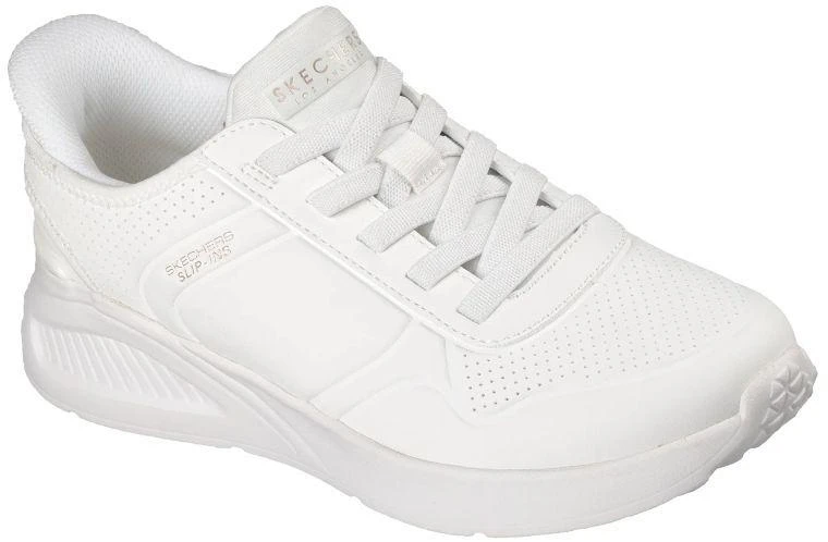 Skechers Uno Lite – Įsispiriamieji: Plaukiojantys žingsniai 183125-WHT Balti