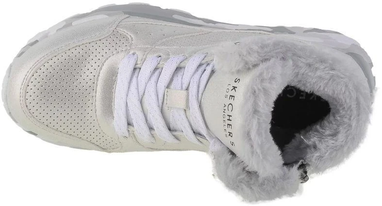 Skechers Uno Lite - Kamufliažinis blizgantis 310485L-SLGY Sidabrinis 29