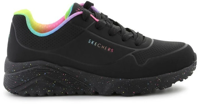 Skechers Uno Lite Rainbow Speckle Jr 310456L-BKMT batai