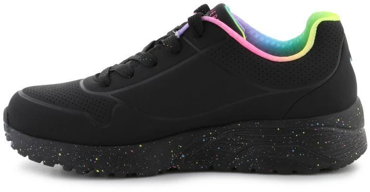 Skechers Uno Lite Rainbow Speckle Jr 310456L-BKMT batai