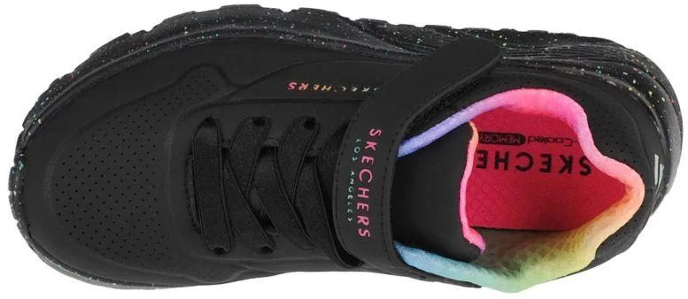 Skechers Uno Lite Rainbow Specks 310457L-BKMT Juoda 29