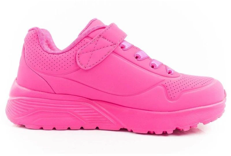 Skechers Uno Lite vaikiški sportiniai bateliai rožiniai patogūs