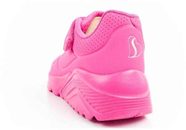 Skechers Uno Lite vaikiški sportiniai bateliai rožiniai patogūs