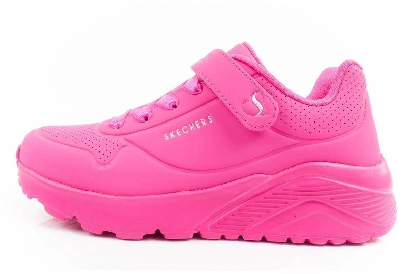 Skechers Uno Lite vaikiški sportiniai bateliai rožiniai patogūs