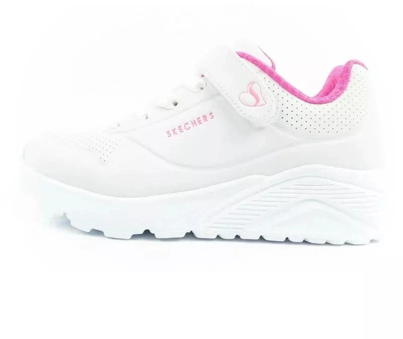 Skechers Uno Lite vaikiški sportiniai bateliai, balti, patogūs