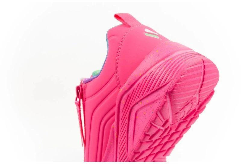 Skechers Uno Lite vaikiški sportiniai kedukai, rožiniai, patogūs.