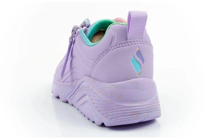 Skechers Uno Lite vaikiški sportiniai patogūs violetiniai bateliai