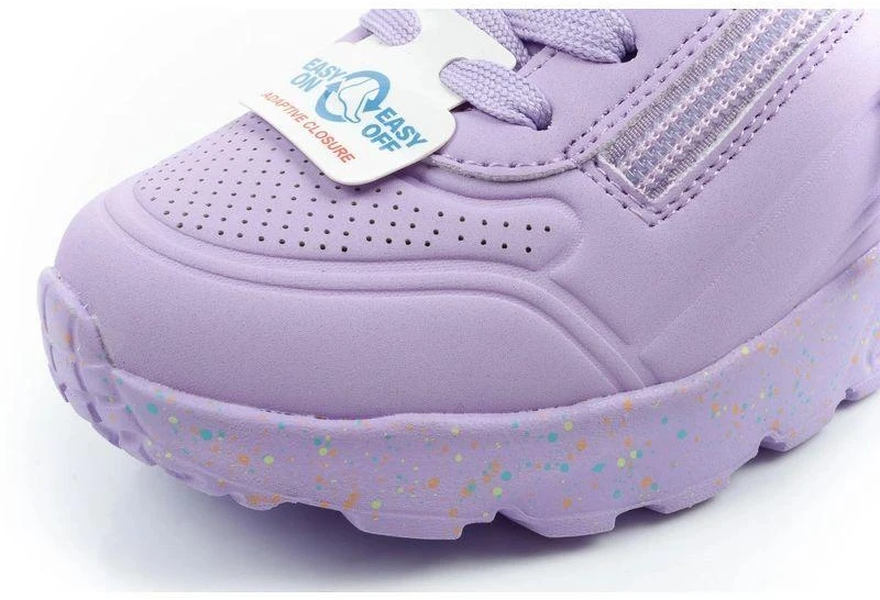 Skechers Uno Lite vaikiški sportiniai patogūs violetiniai bateliai