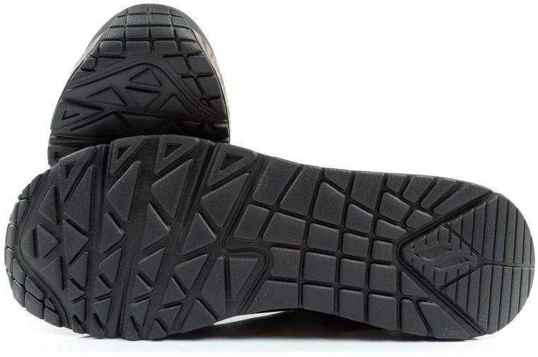 Skechers Uno-Loving Love moteriški sportiniai kedai, madingi juodi
