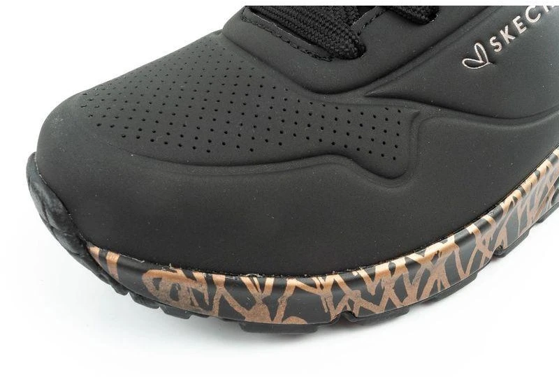 Skechers Uno-Loving Love moteriški sportiniai kedai, madingi juodi