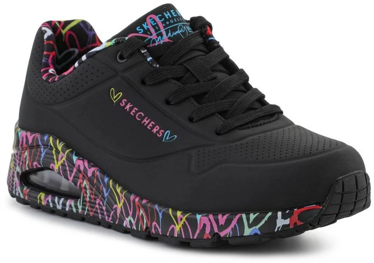 Skechers Uno Loving Love W 155506-BBK batai