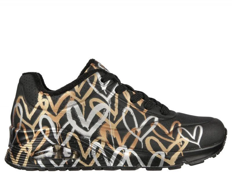Skechers Uno Metallic Love W 155523/BKGD batai